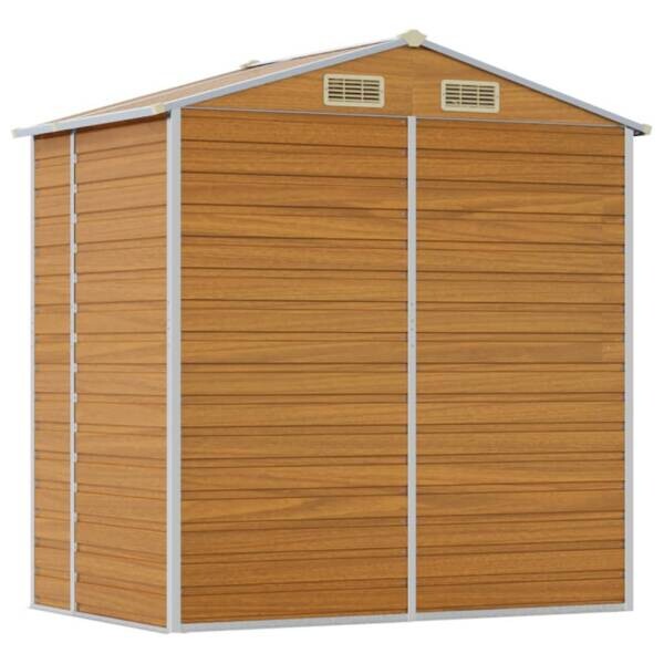 vidaXL Gartenhaus braun B/H/T: ca. 191x198x130 cm