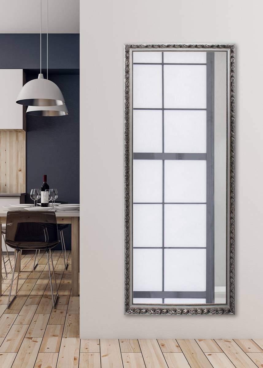 Rahmenspiegel Sonja silber Optik B/H: ca. 70x170 cm