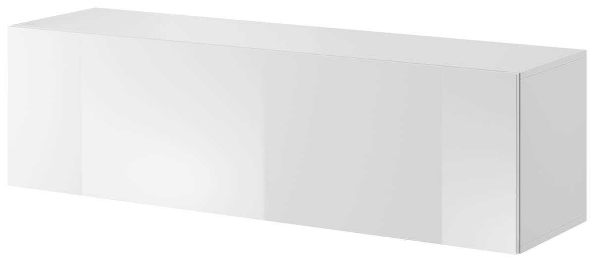 TV-Lowboard VIVIEN weiß weiß glanz B/H/T: ca. 140x40x38 cm