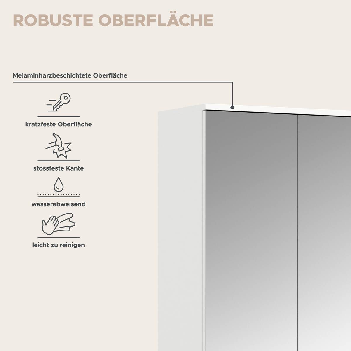Garderobe PROJEKT X weiß weiß Hochglanz B/H/T: ca. 232x191x37 cm