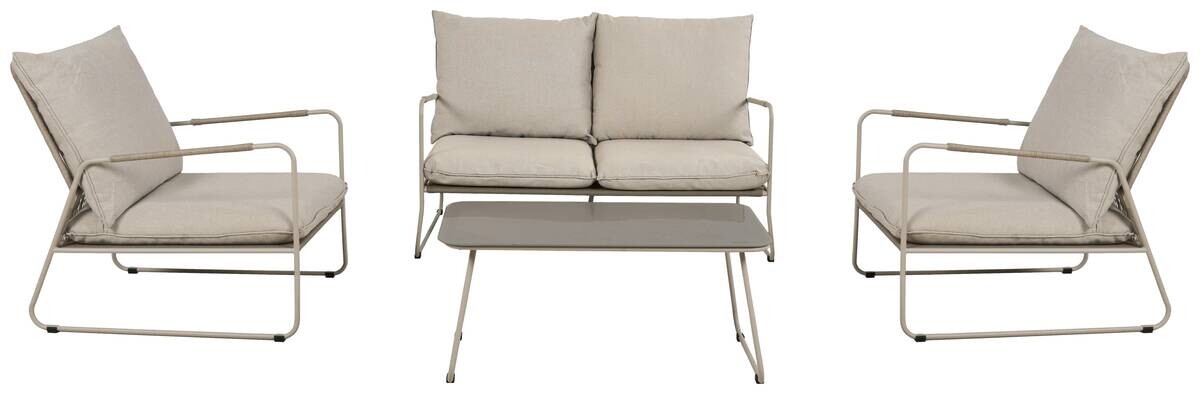 POCOline Gartensitzgruppe Faro beige Stahl