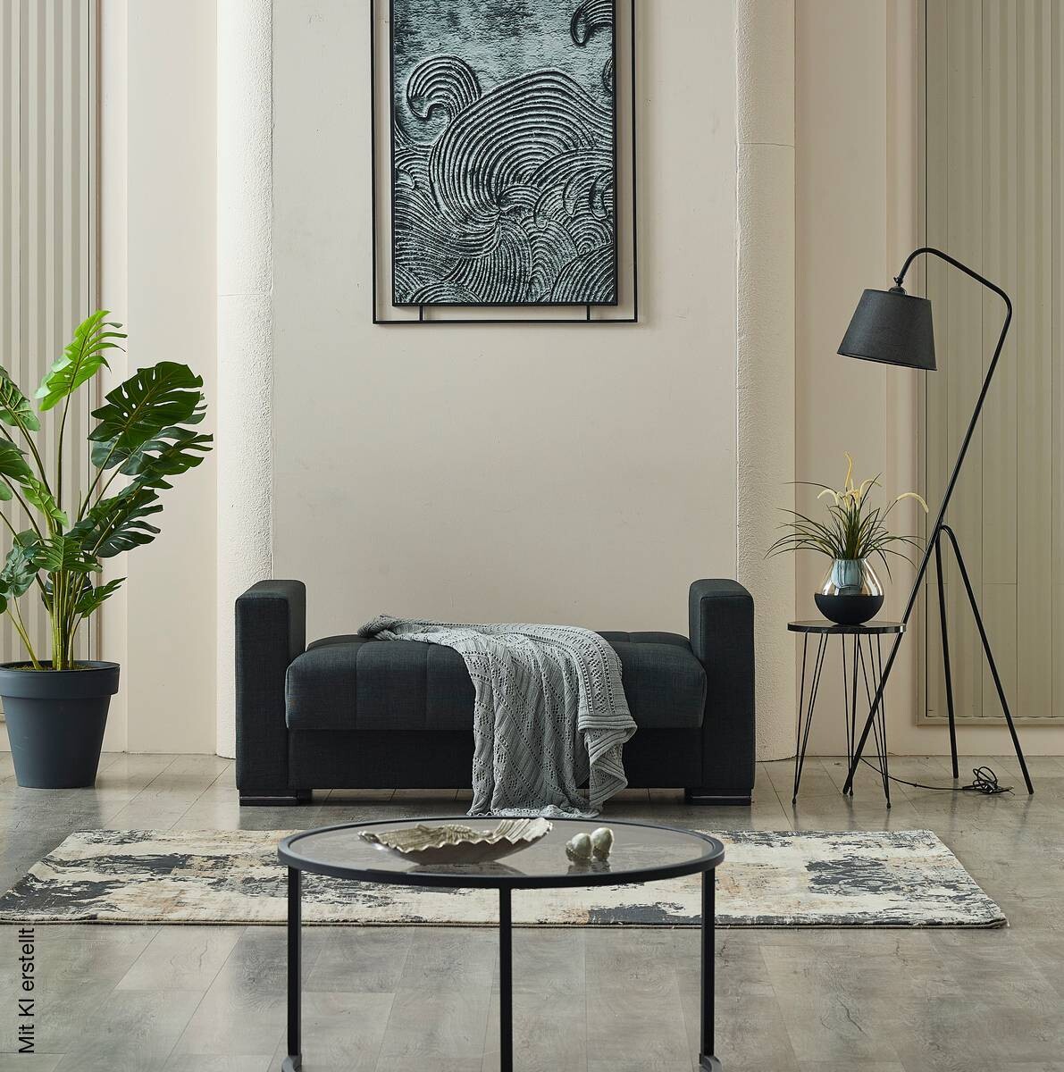 Sofa 3-2-1 Jerry anthrazit Microfaser