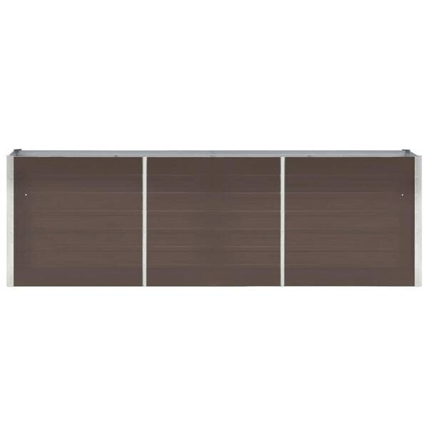 Hochbeet braun Stahl B/H/L: ca. 40x77x240 cm