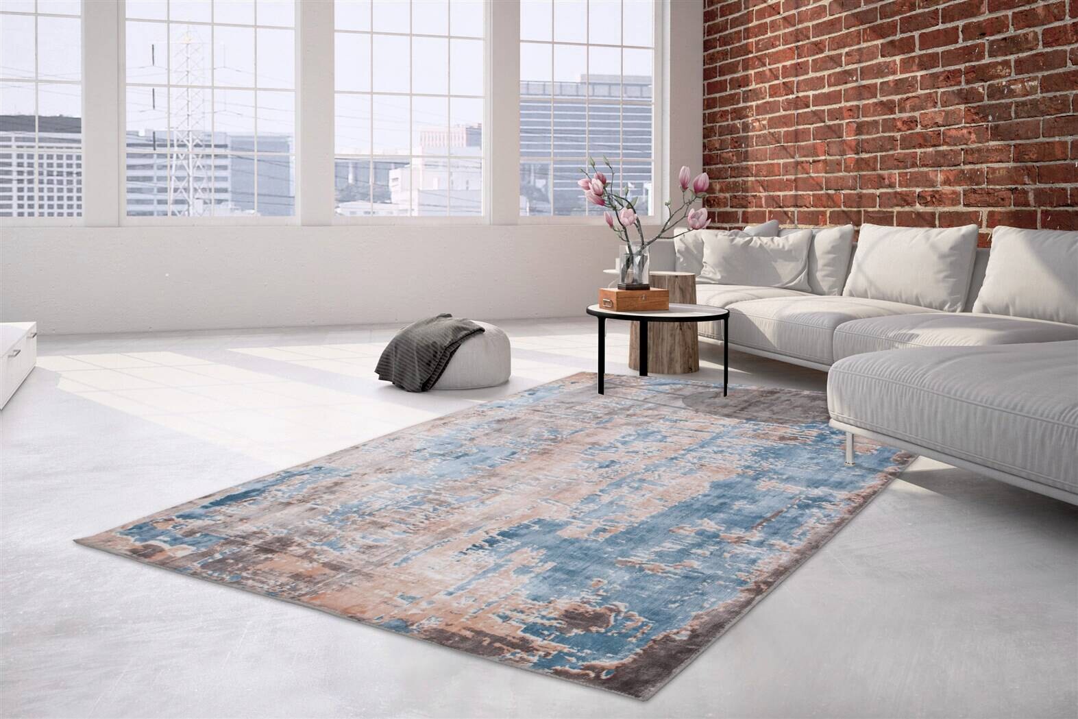 Arte Espina Kurzflorteppich Ocean 300 mehrfarbig B/L: ca. 170x240 cm