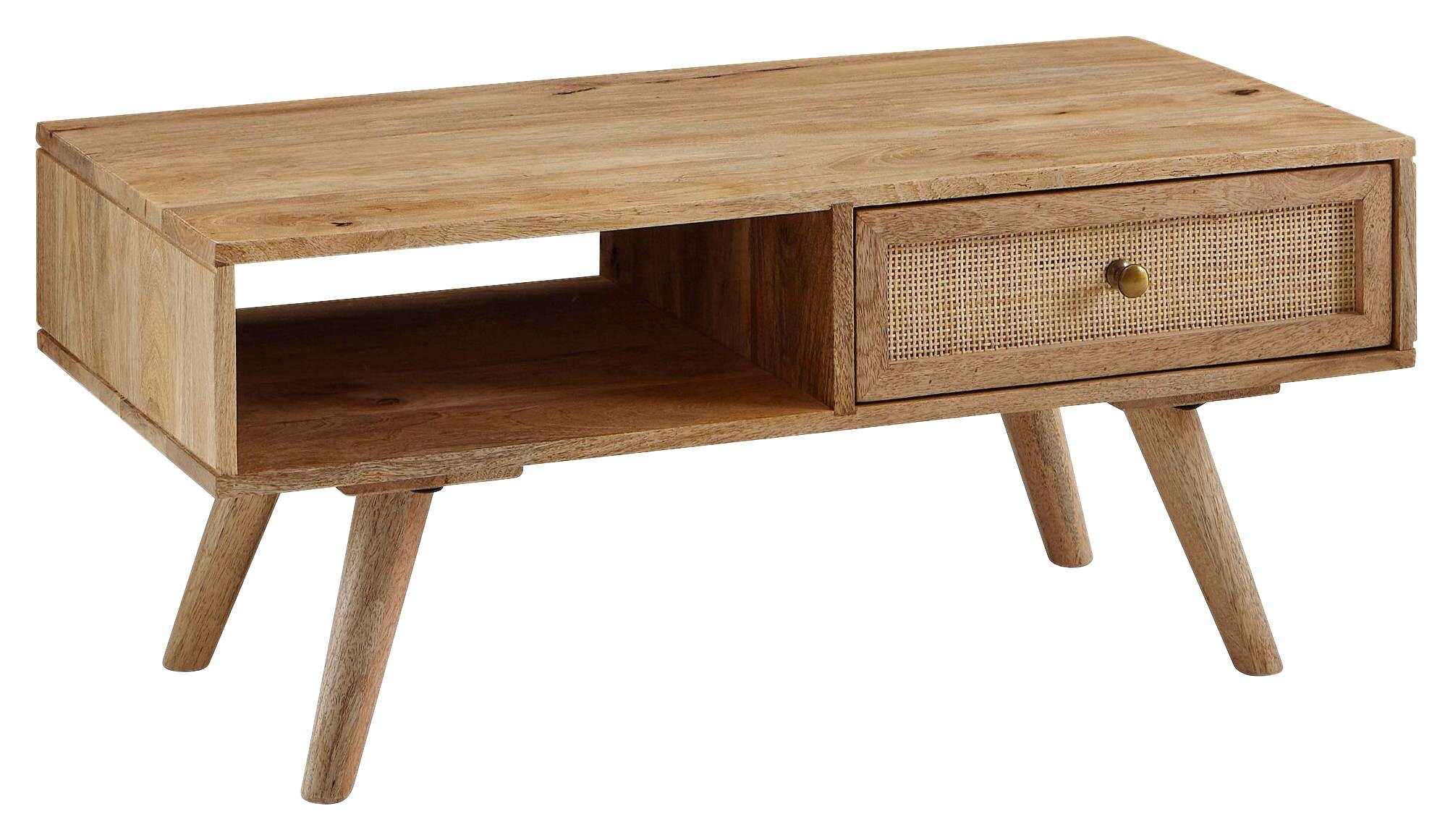 Wohnling Couchtisch braun B/H/T: ca. 90x40x45 cm