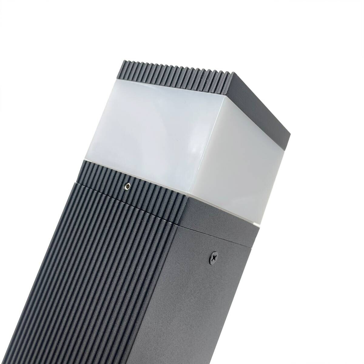 Lamkur Stehleuchte schwarz Stahl B/H/L: ca. 8x80x8 cm G9 1 Brennstellen