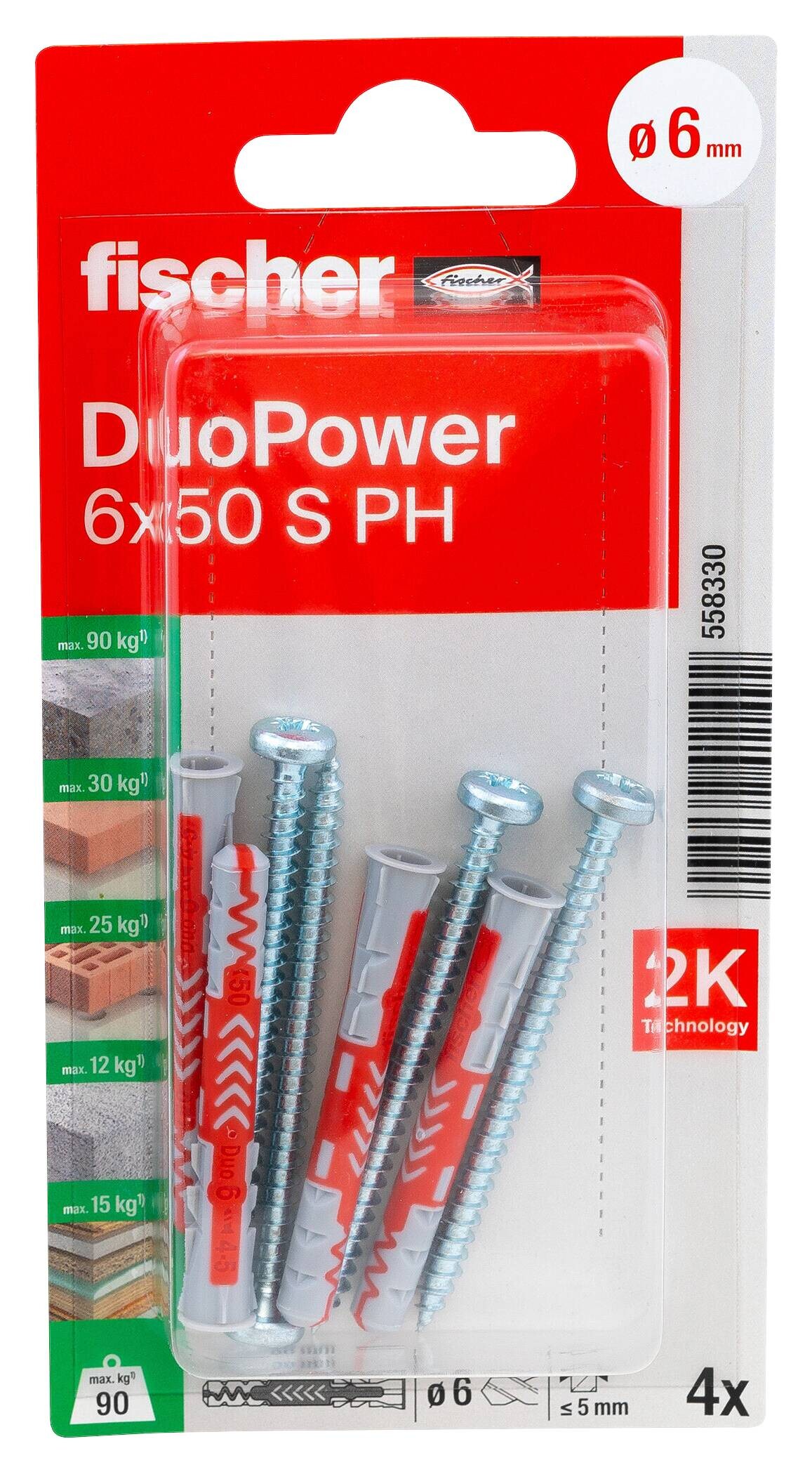 fischer Dübel- und Schraubenset