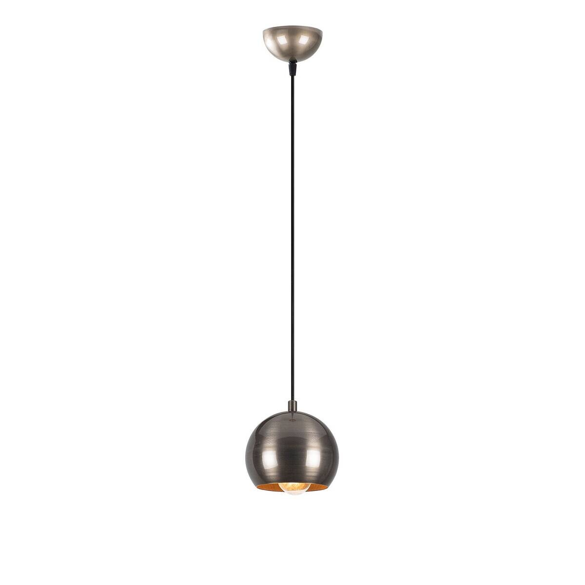 Pendelleuchte silber Metall B/H/T/L: ca. 30x111x30x15 cm E27 1 Brennstellen