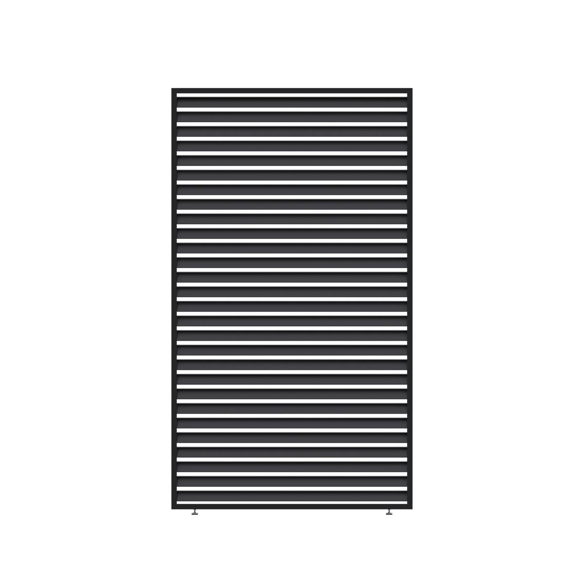 Paragon Outdoor Lamellen-Sichtschutz Grand Tuscan grau Aluminium B/H: ca. 135x234 cm