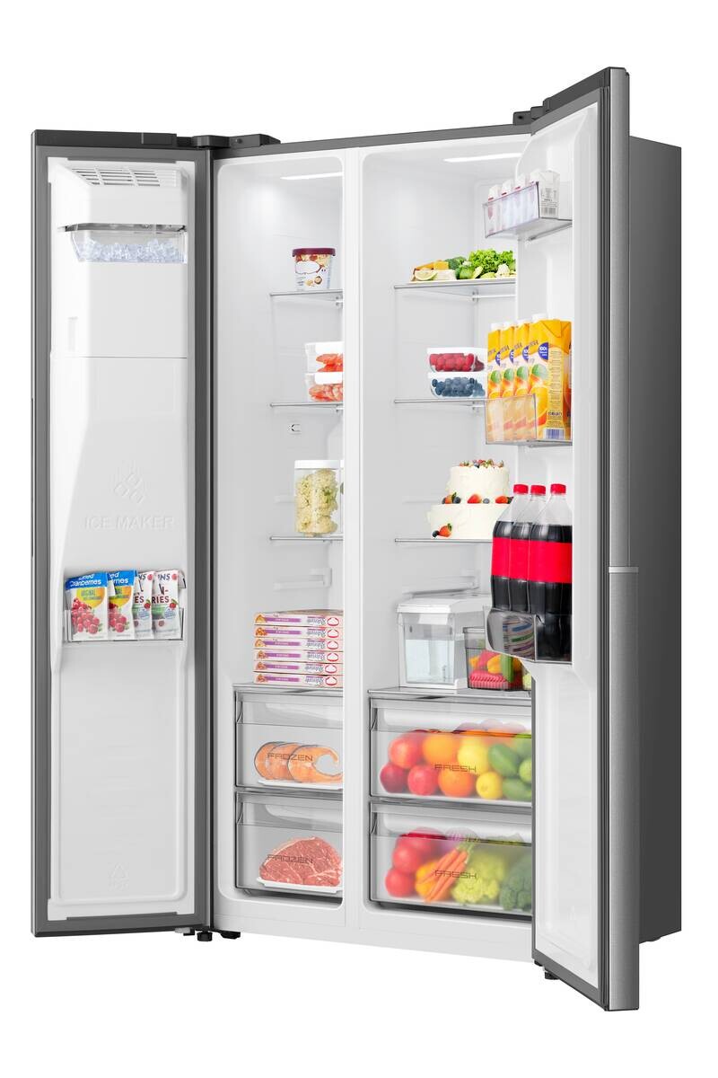 Gorenje Side-by-Side NRS917E61X Inox B/H/T: ca. 91,1x178,6x61,5 cm