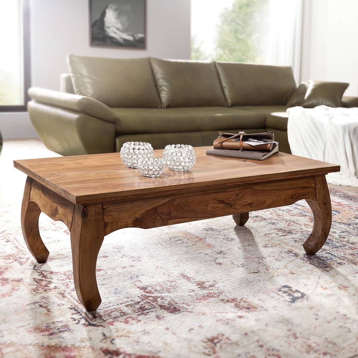 Wohnling Couchtisch braun B/H/T: ca. 110x60x40 cm