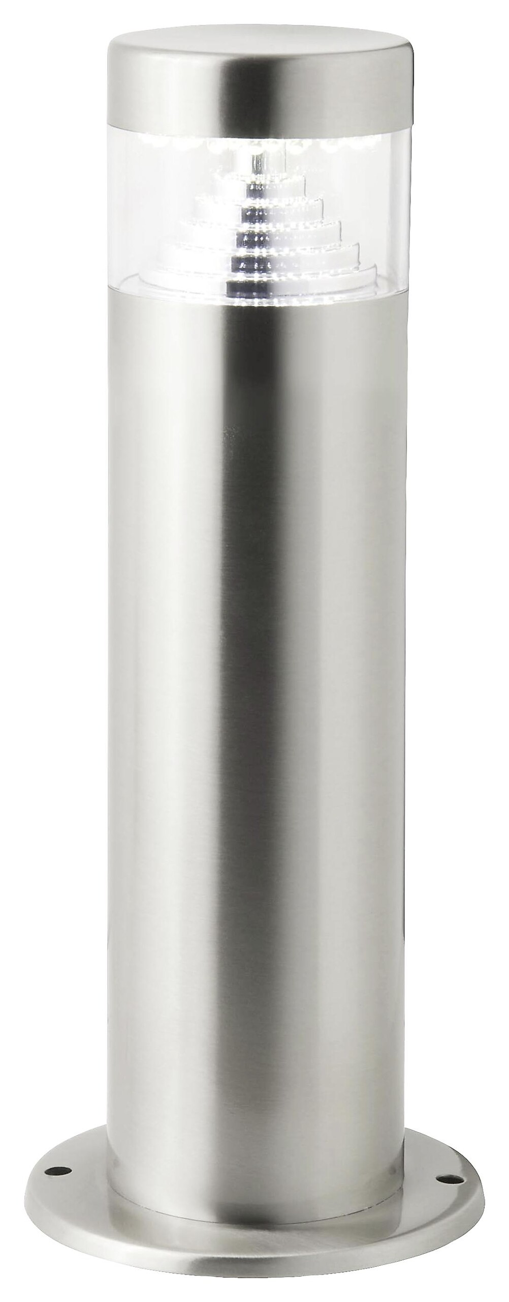 Außenstandleuchte G43484/82 Edelstahloptik B/H/T/D: ca. 7,5x30x7,5x7,5 cm