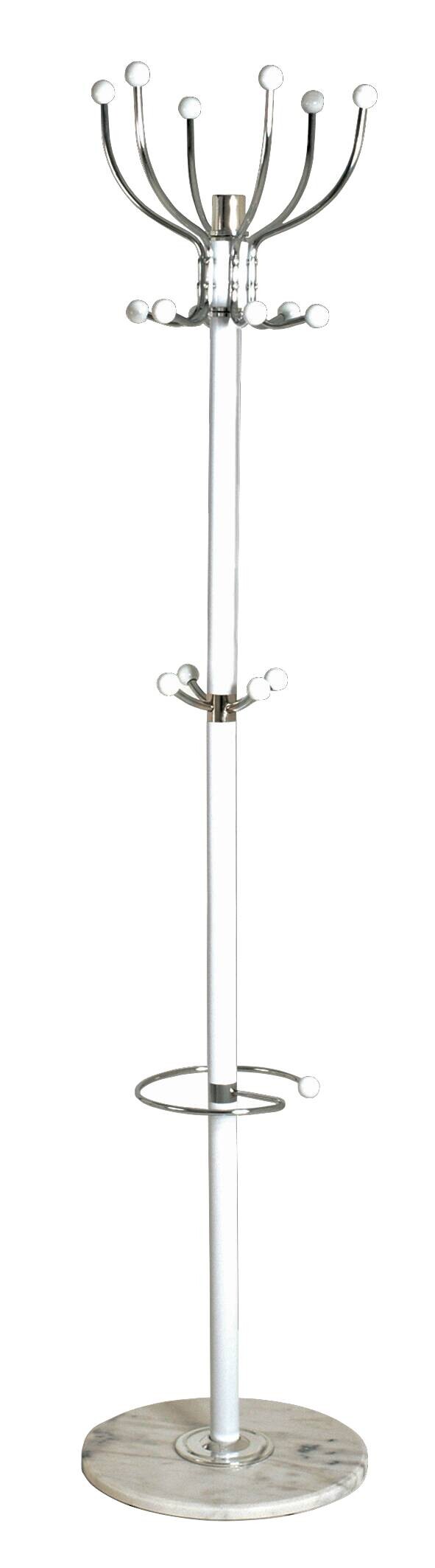 Garderobenständer weiß H/D: ca. 176x38 cm