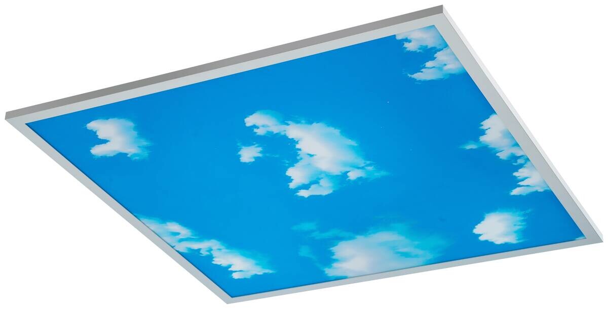 POCOline LED-Deckenleuchte Heaven blau B/H/L: ca. 59,5x5x59,5 cm