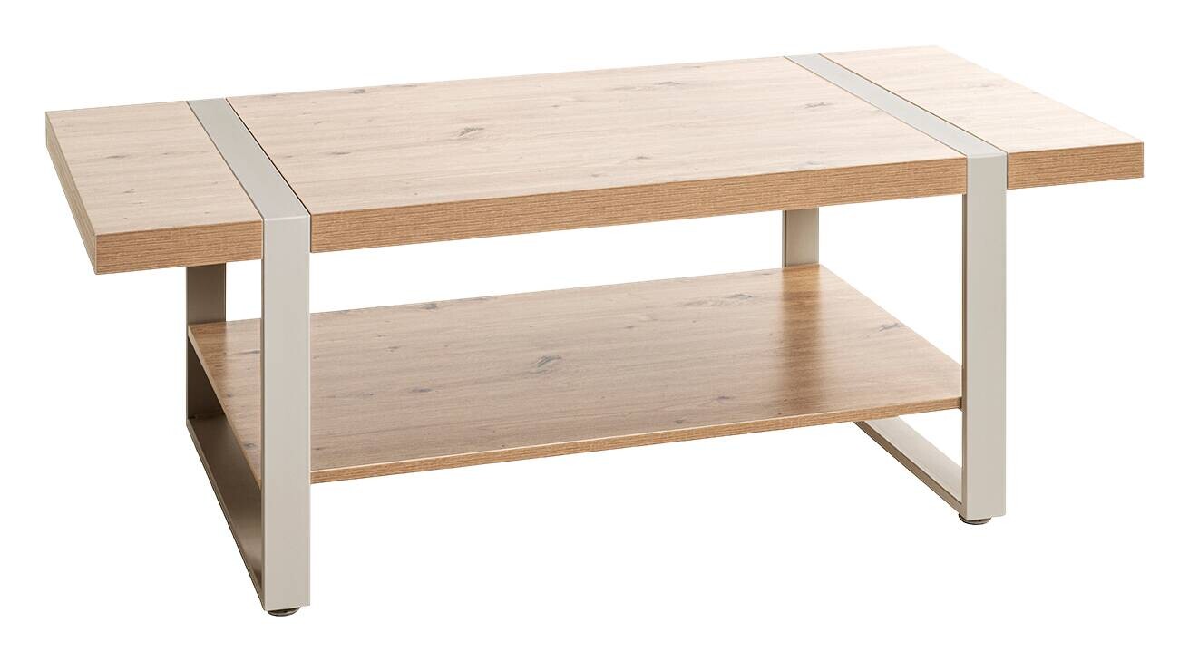 Couchtisch Eiche hell Nachbildung Kaschmir B/H/T: ca. 120x45x60 cm