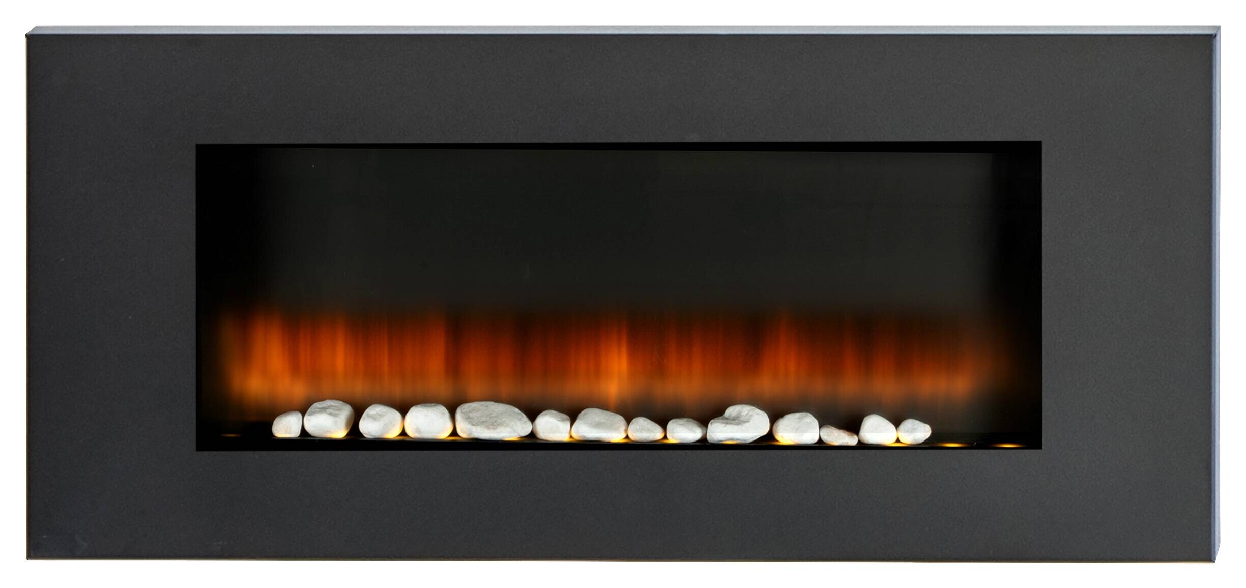 Elektrokamin schwarz B/H/L: ca. 18x52,5x98 cm ca. 1800 W