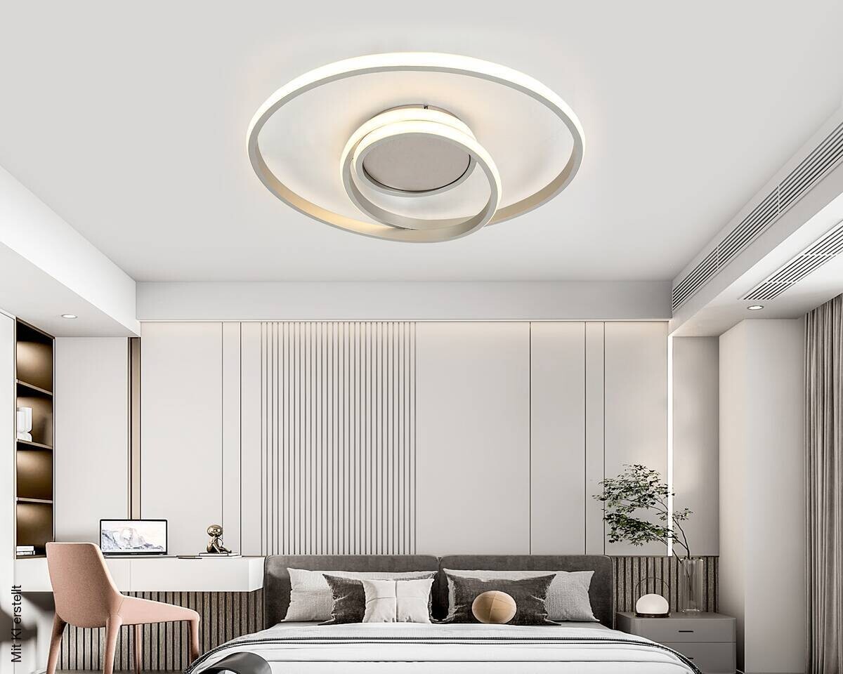 Nolo LED-Deckenleuchte champagner Metall