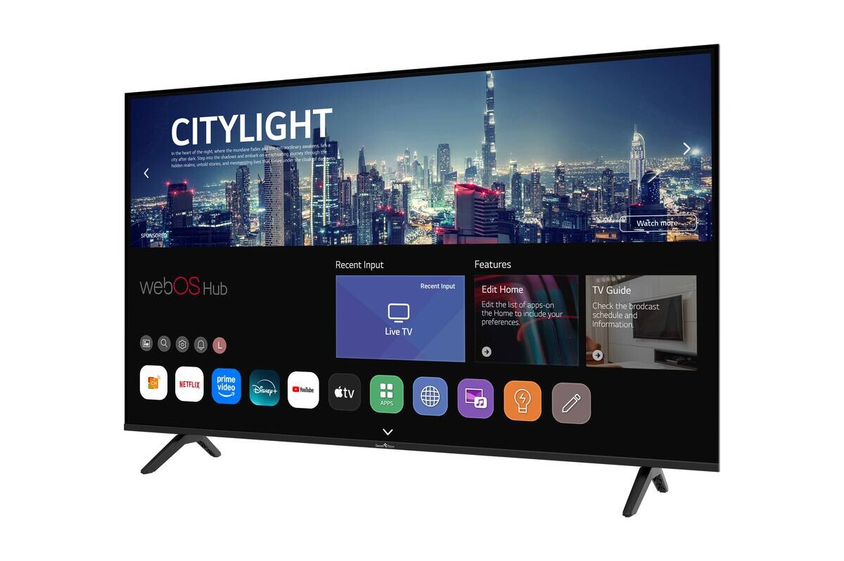 Smart-Tech QLED-Fernseher 55QW02K1 B/H: ca. 123x77 cm
