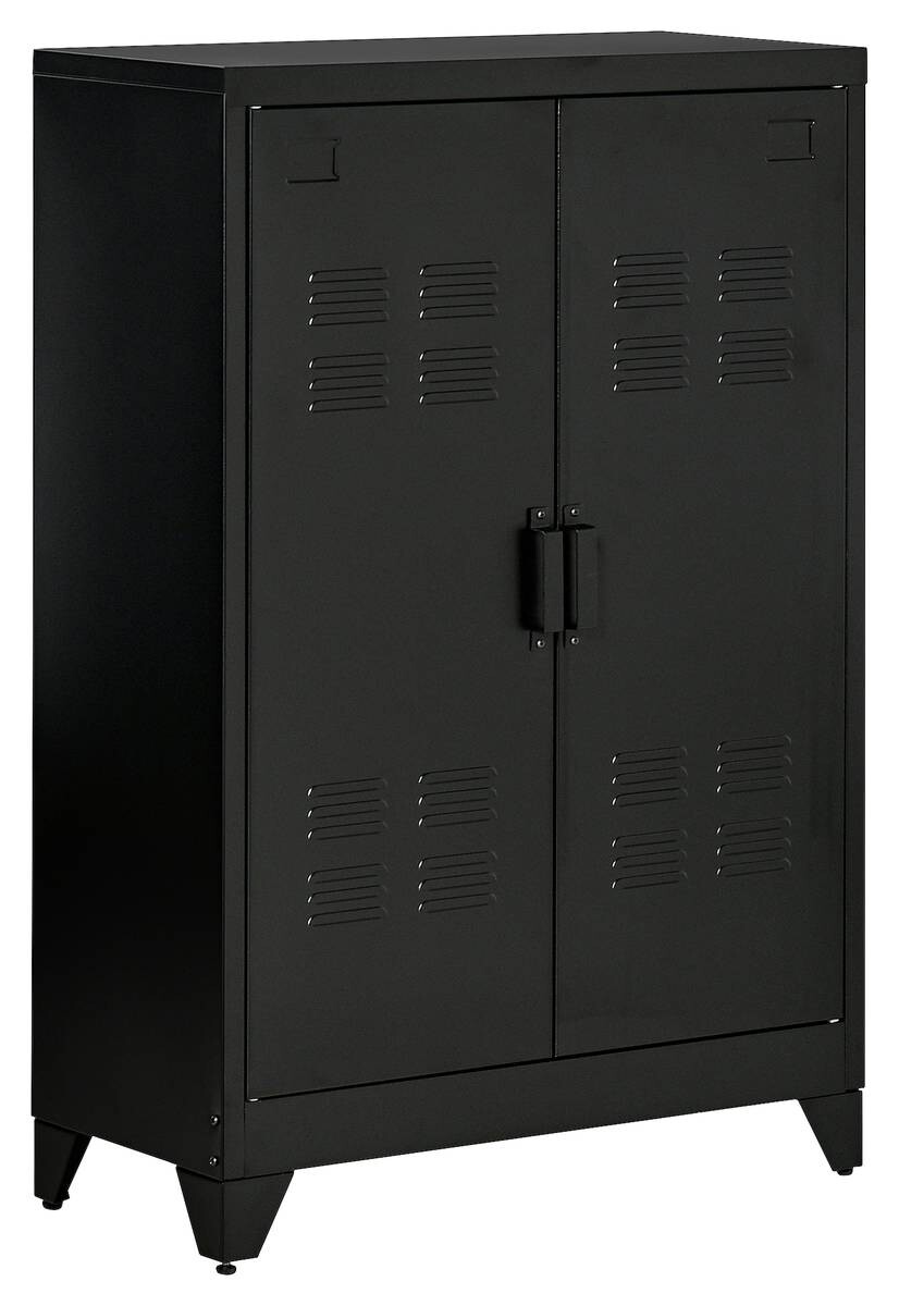 Sideboard 838-148BK schwarz B/H/T: ca. 75x110x33 cm