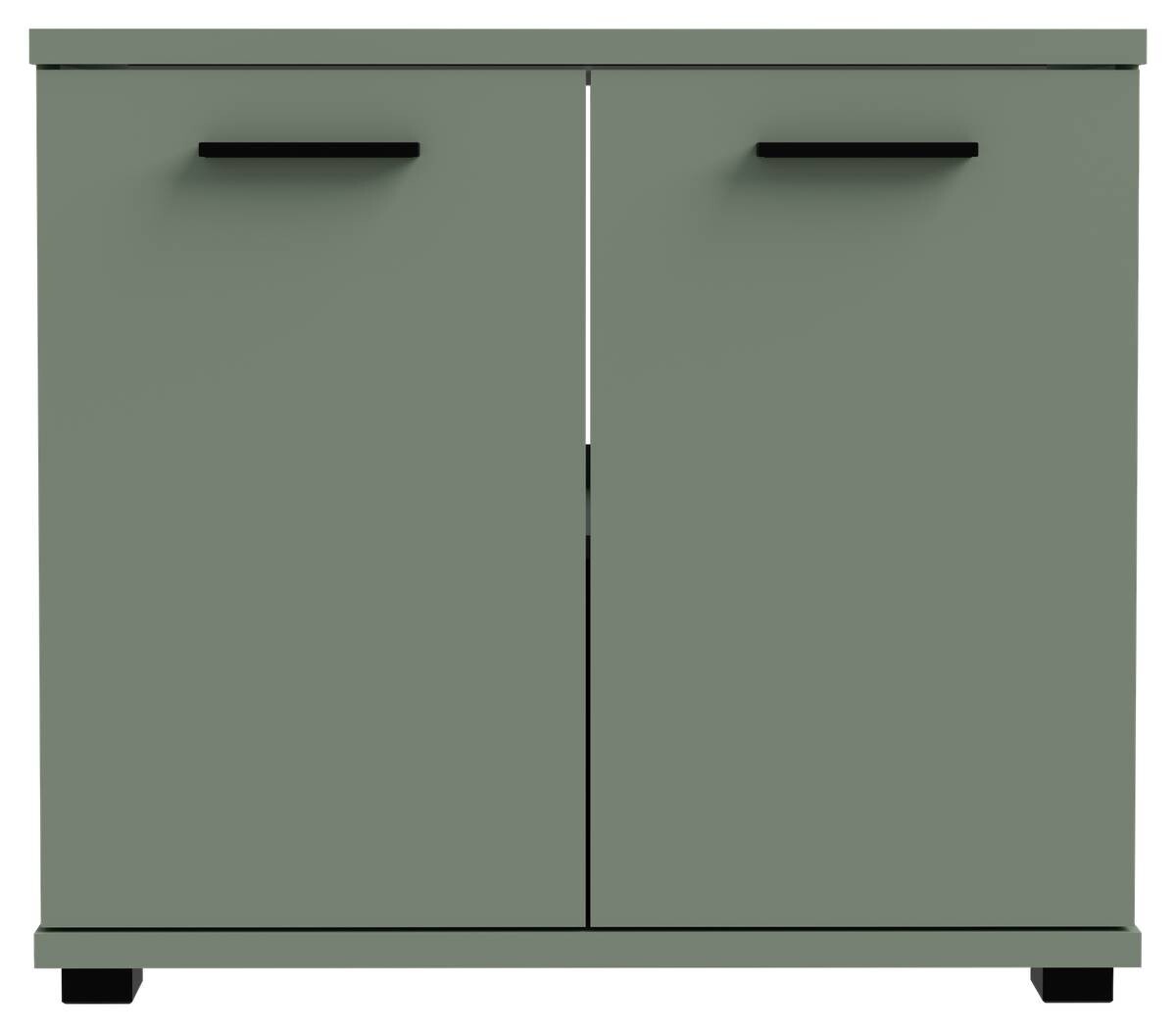 Waschbeckenunterschrank salbei B/H/T: ca. 70x62x29 cm