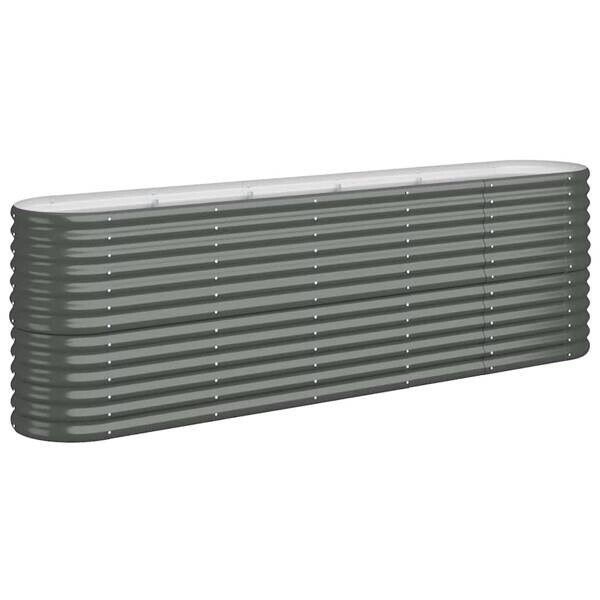 Hochbeet anthrazit Stahl B/H/L: ca. 40x68x224 cm