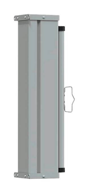 vidaXL Seitenmarkise grau B/H/T/L: ca. 300x60x300x300 cm