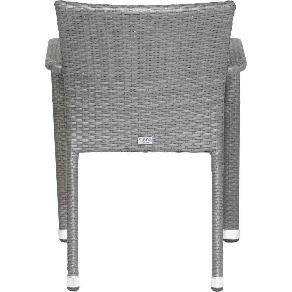 Gardamo Sessel 2er Set MINAS titanfarbig Kunststoff B/H/L: ca. 57x85x61 cm