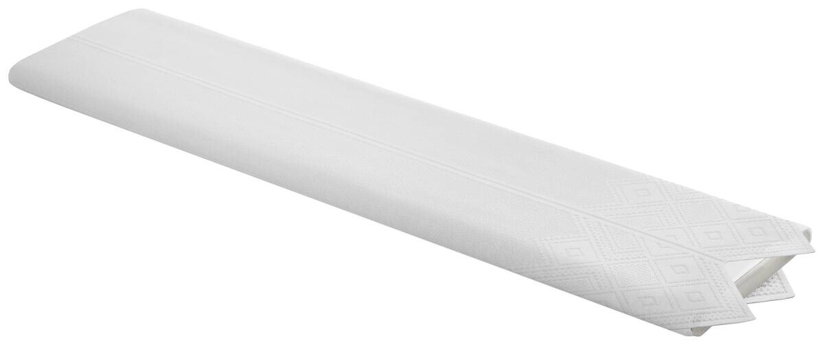 Scheibengardinen-Meterware weiß H: ca. 52 cm