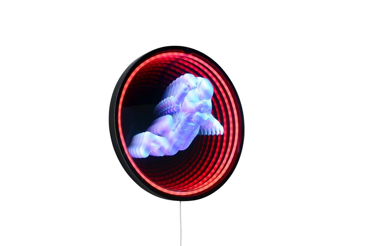Reality LED-Wandleuchte Duke schwarz B/H: ca. 40x3 cm