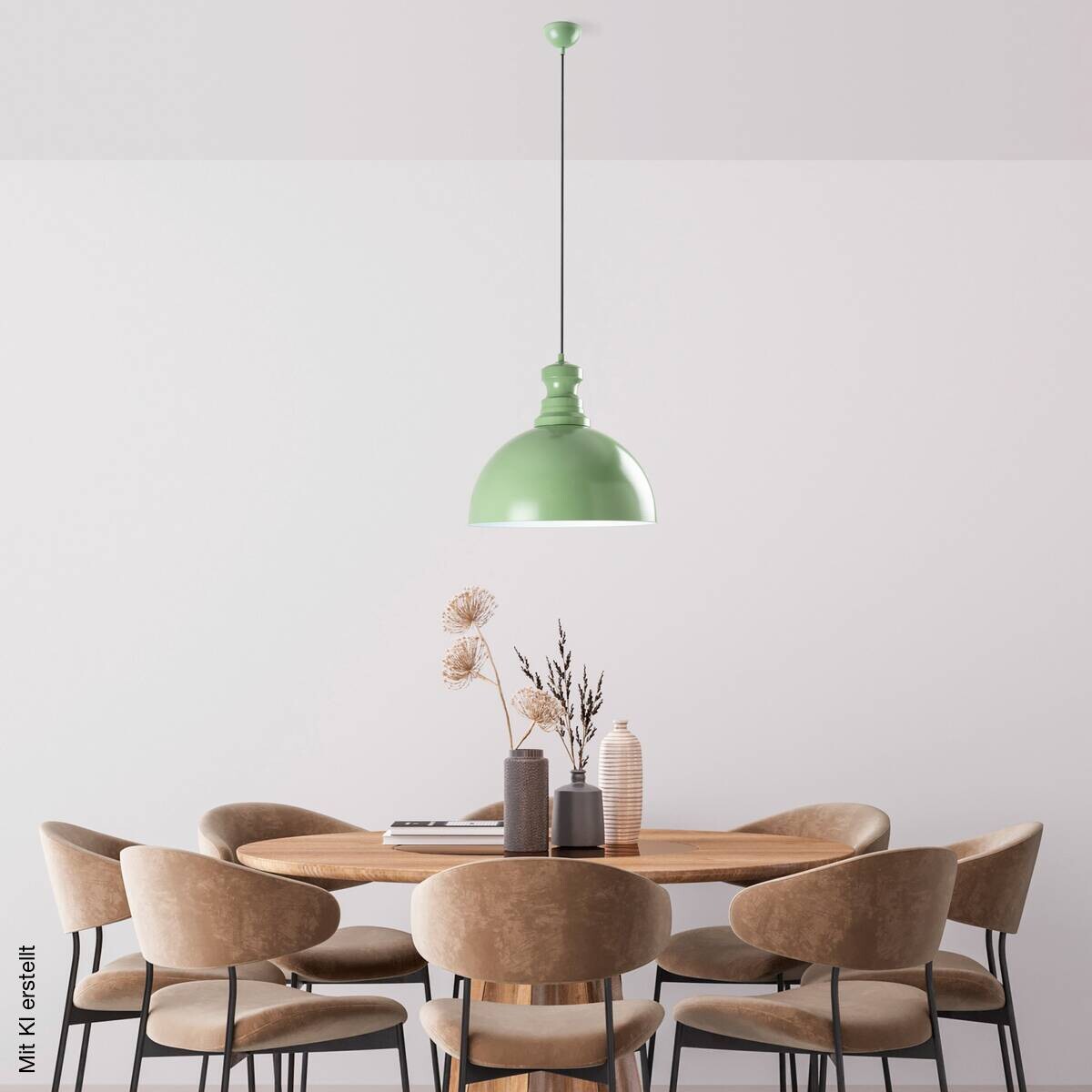 Opviq Pendelleuchte minze B/H/T: ca. 40x134x40 cm E27 1 Brennstellen