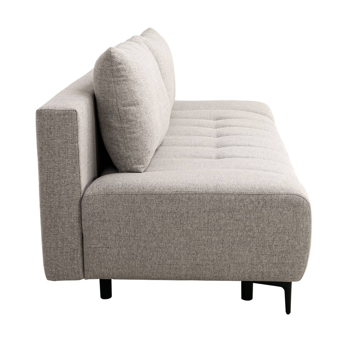 Schlafsofa hellbraun Webstoff B/H/T: ca. 195x88x95 cm