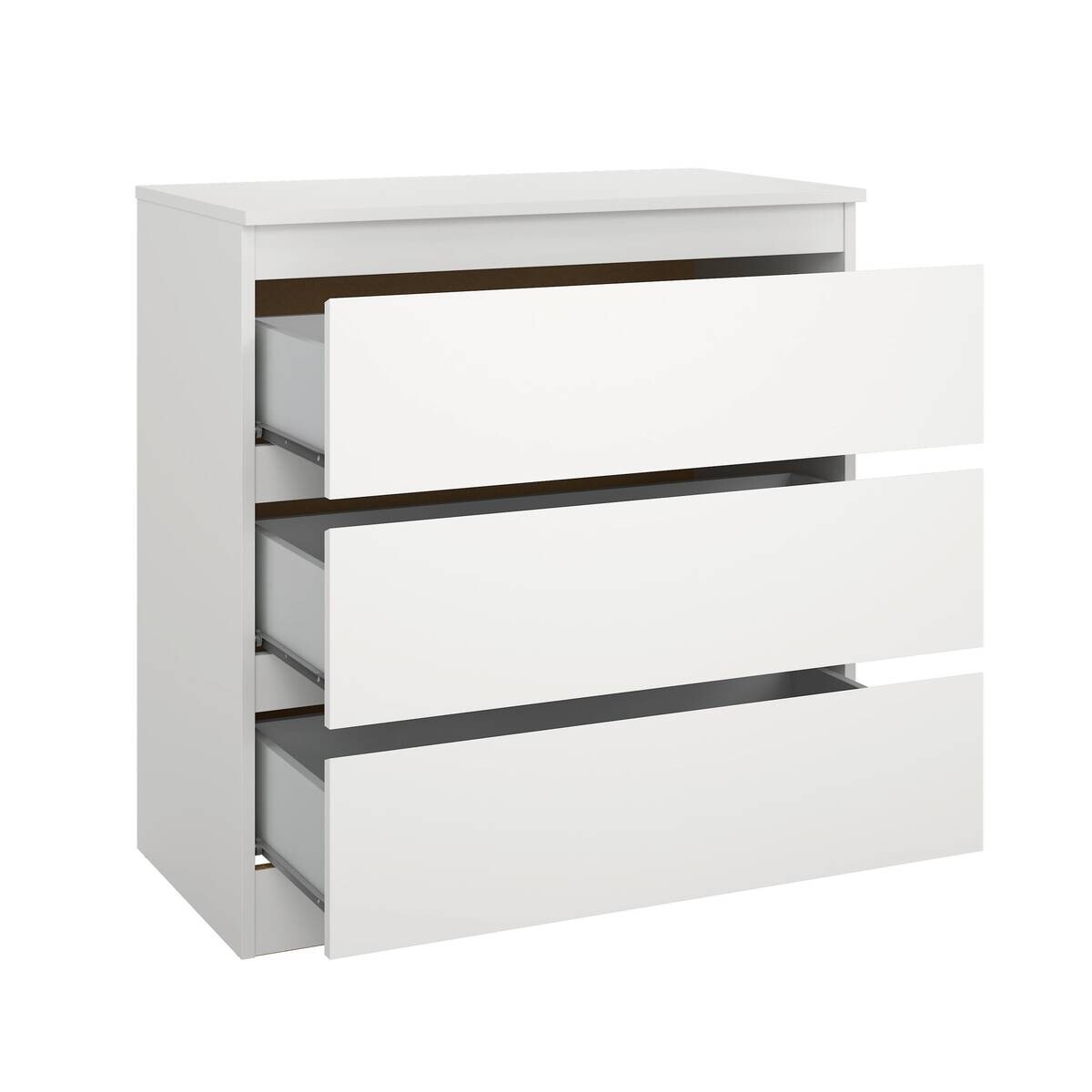 Kommode Mara weiß B/H/T: ca. 77x80,5x42 cm