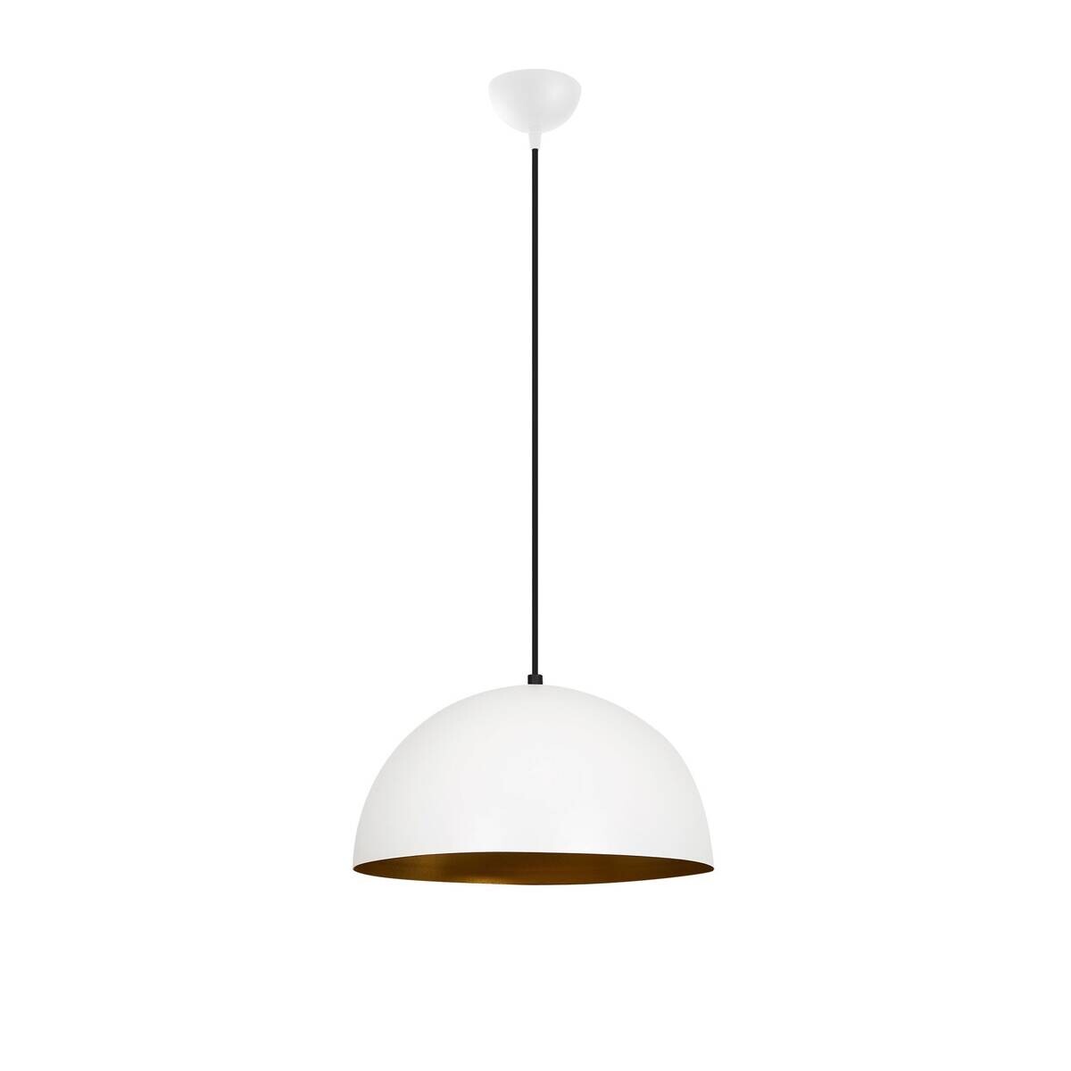 Opviq Pendelleuchte Sivani weiß gold B/H/T/L/D: ca. 40x116x40x40x40 cm E27 1 Brennstellen