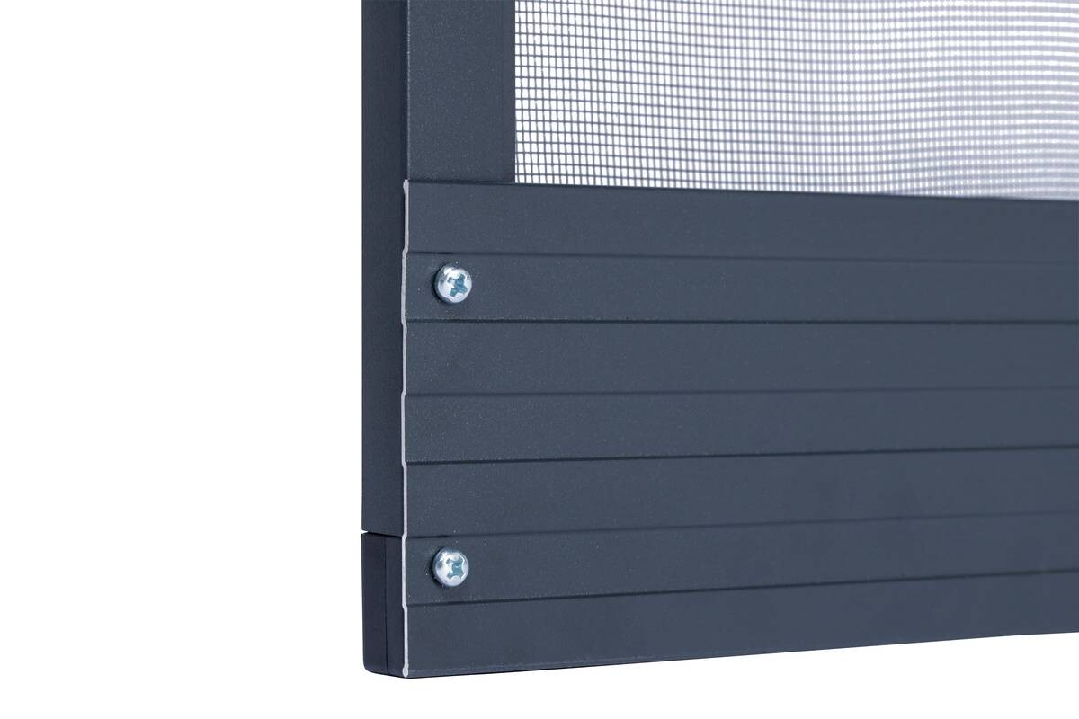 Fliegengitter anthrazit B/L: ca. 100x210 cm