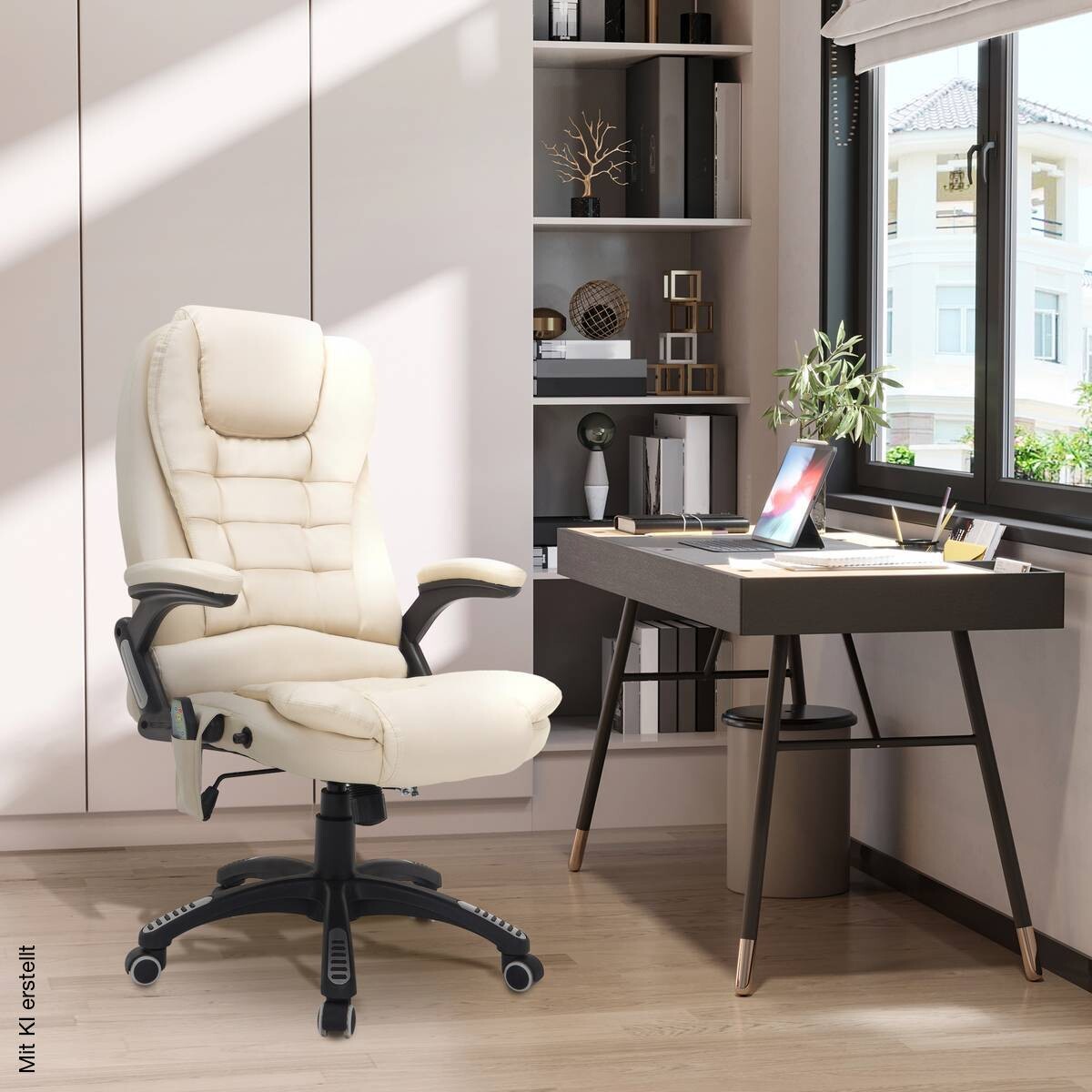 Chefsessel A2-0057 beige PVC Kunstleder