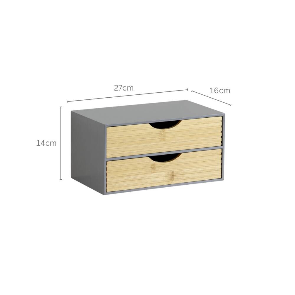 Organizer natur Holz B/H/L: ca. 16x14x27 cm