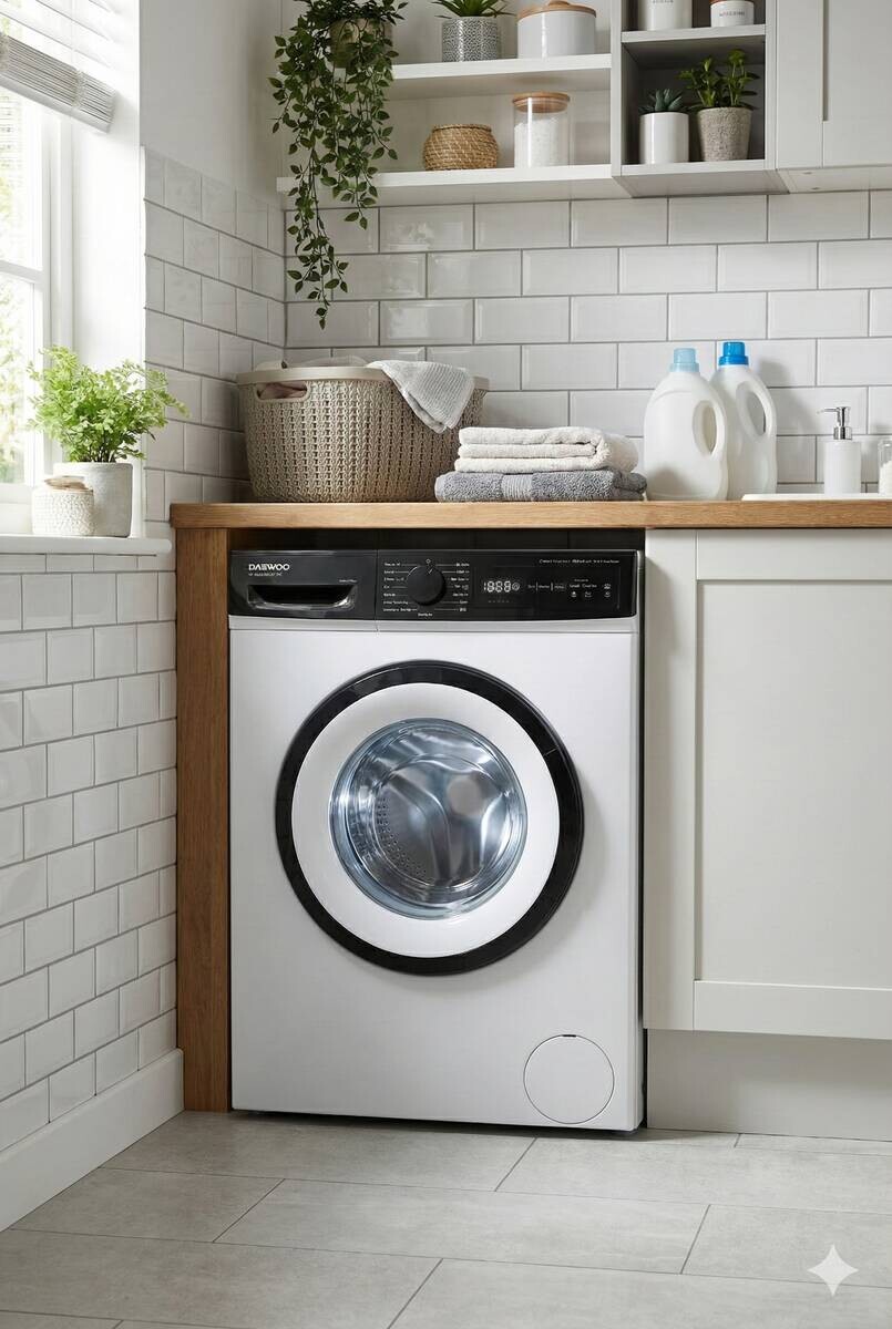 Daewoo Waschmaschine WM612T2TWB0DE weiß B/H/T: ca. 60x85x50 cm ca. 6 kg