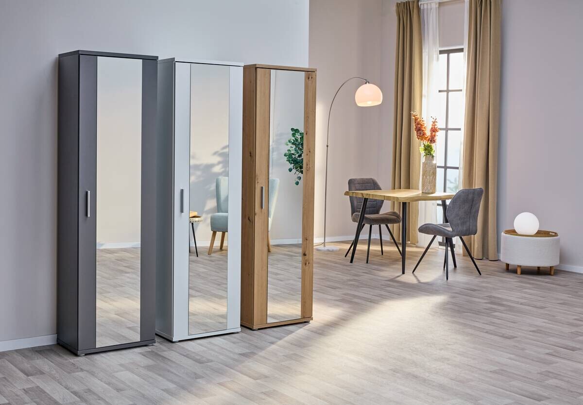 Mehrzweckschrank anthrazit B/H/T: ca. 50x179x35 cm