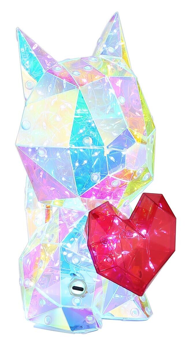 GLOBO LED-Dekoleuchte BRONDAR klar Kunststoff B/H/T: ca. 13x23x17 cm 1 Brennstellen