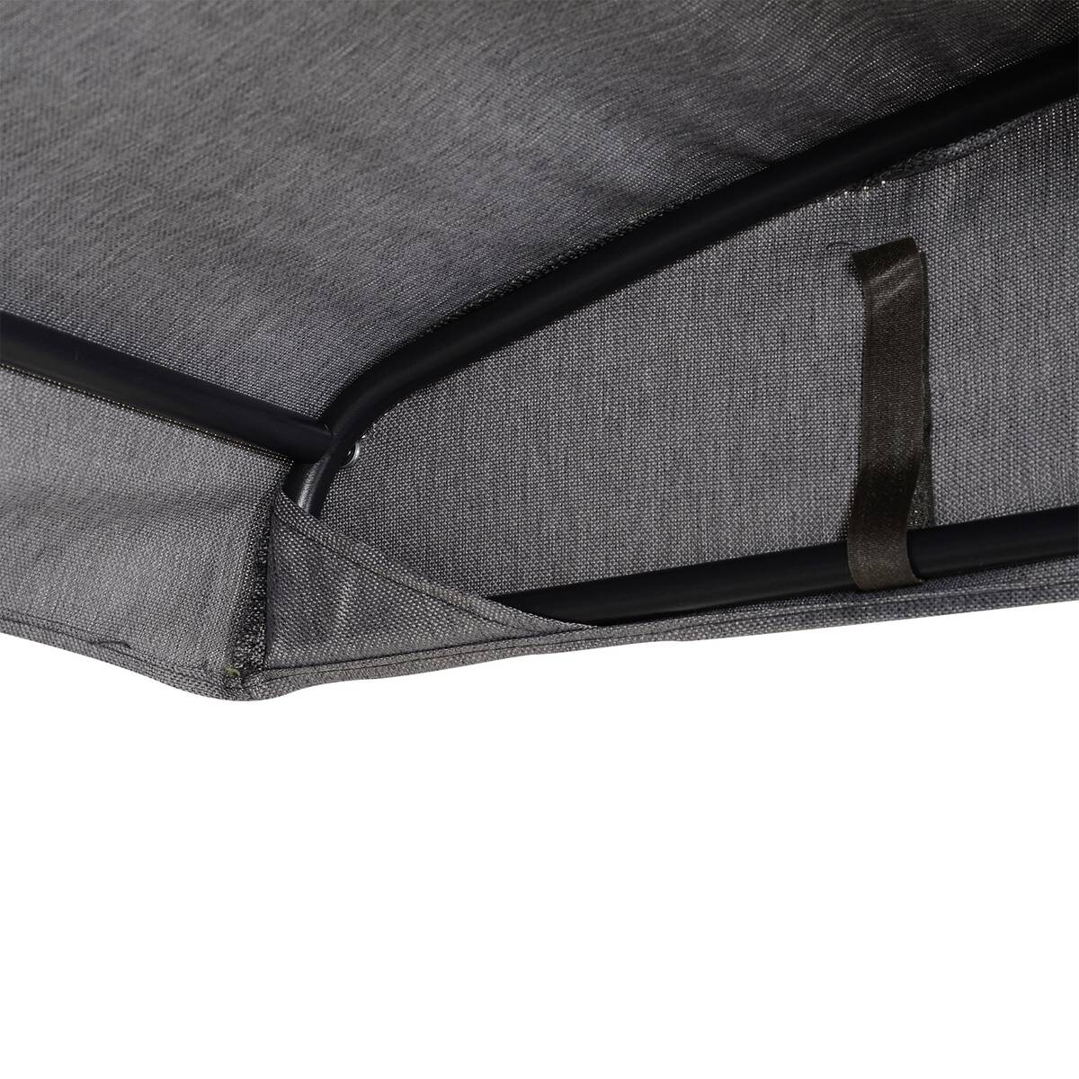 Outsunny Hollywoodschaukel grau Metall B/H/T: ca. 200x168x115 cm