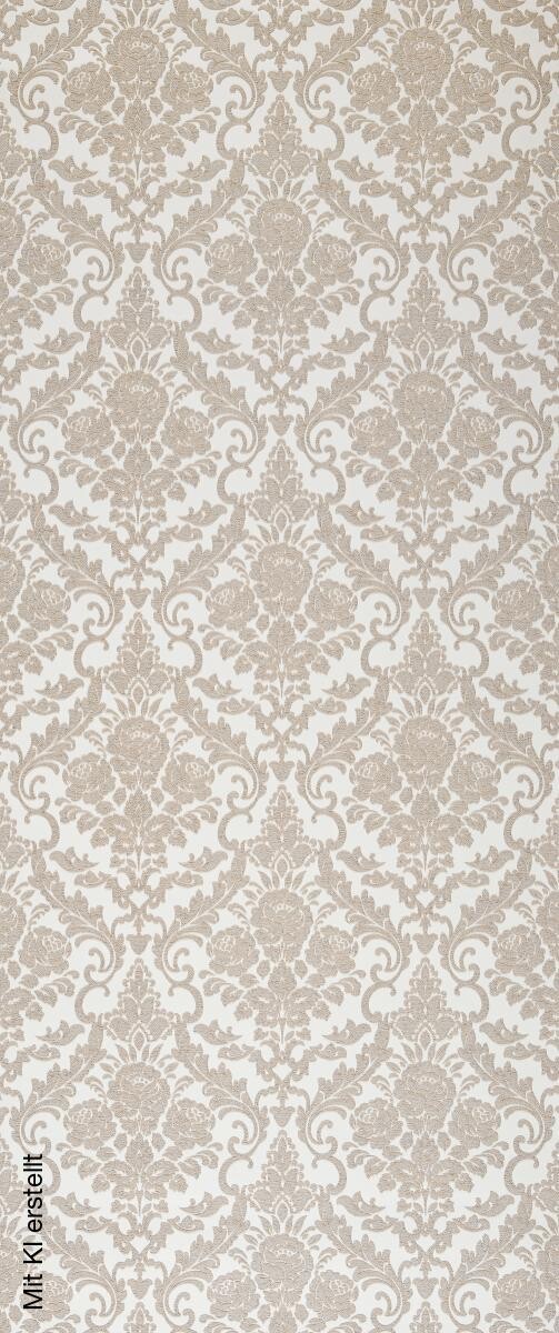 Vliestapete Ornament beige creme B/L: ca. 53x1005 cm