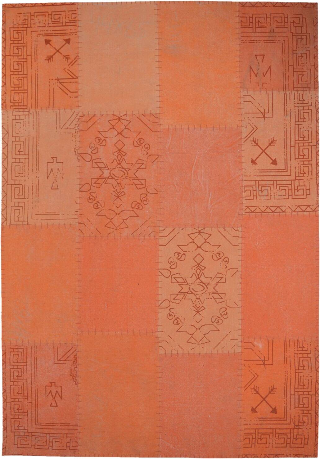 Kayoom Kurzflorteppich Lyrical 210 orange B/L: ca. 120x170 cm