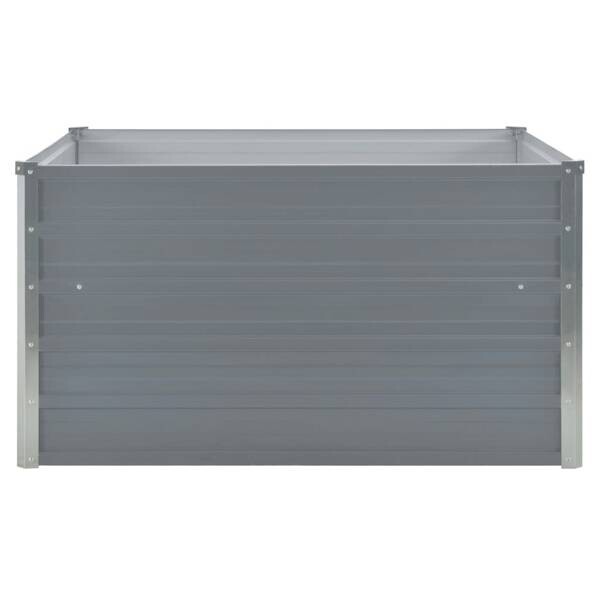 Hochbeet grau Metall B/H/L: ca. 100x45x100 cm