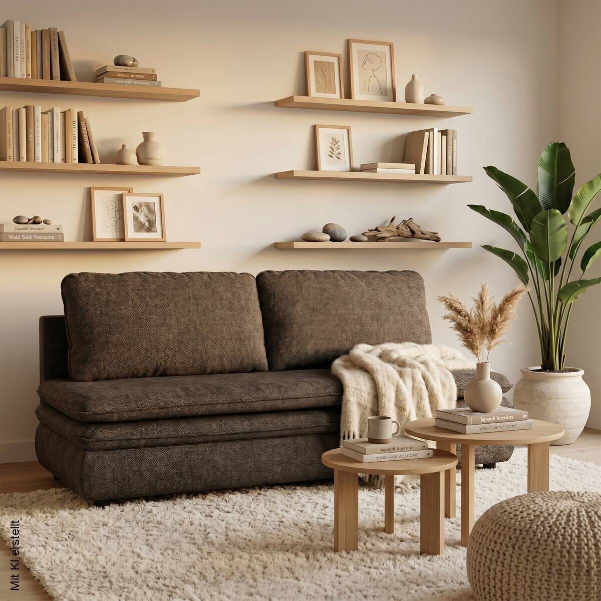 Schlafsofa Fiesta Mocca Microfaser B/H/T: ca. 200x89x85 cm