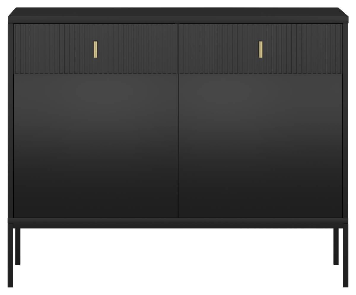 Kommode MAGGIORE schwarz B/H/T: ca. 104,2x82,5x39 cm