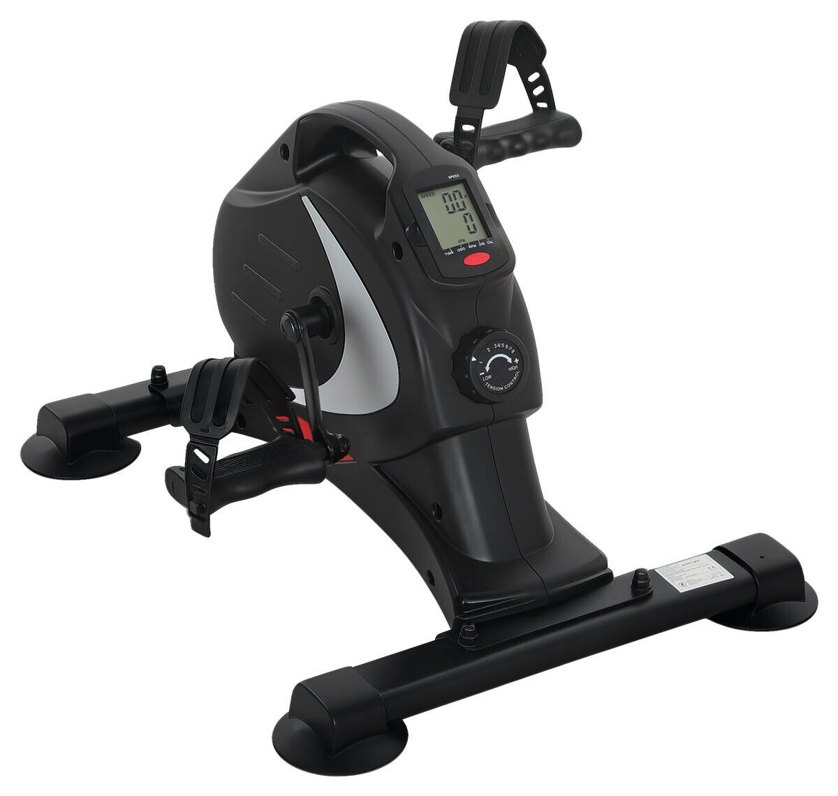 SPORTNOW Pedaltrainer schwarz Stahl B/H/L: ca. 48x37x58 cm