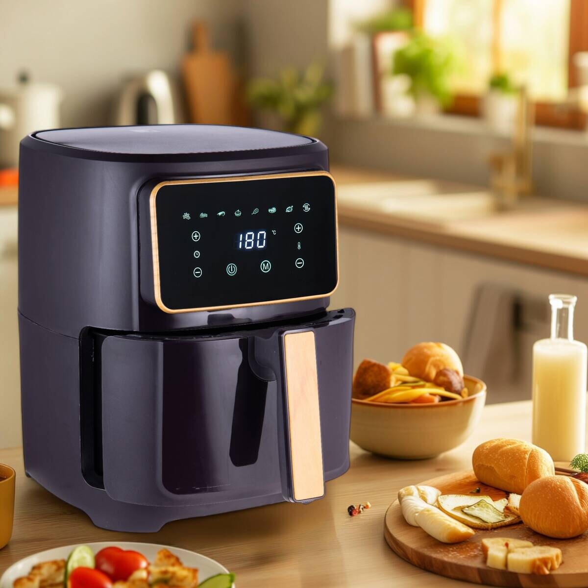 BERGNER Heißluftfritteuse BG-51186-GY