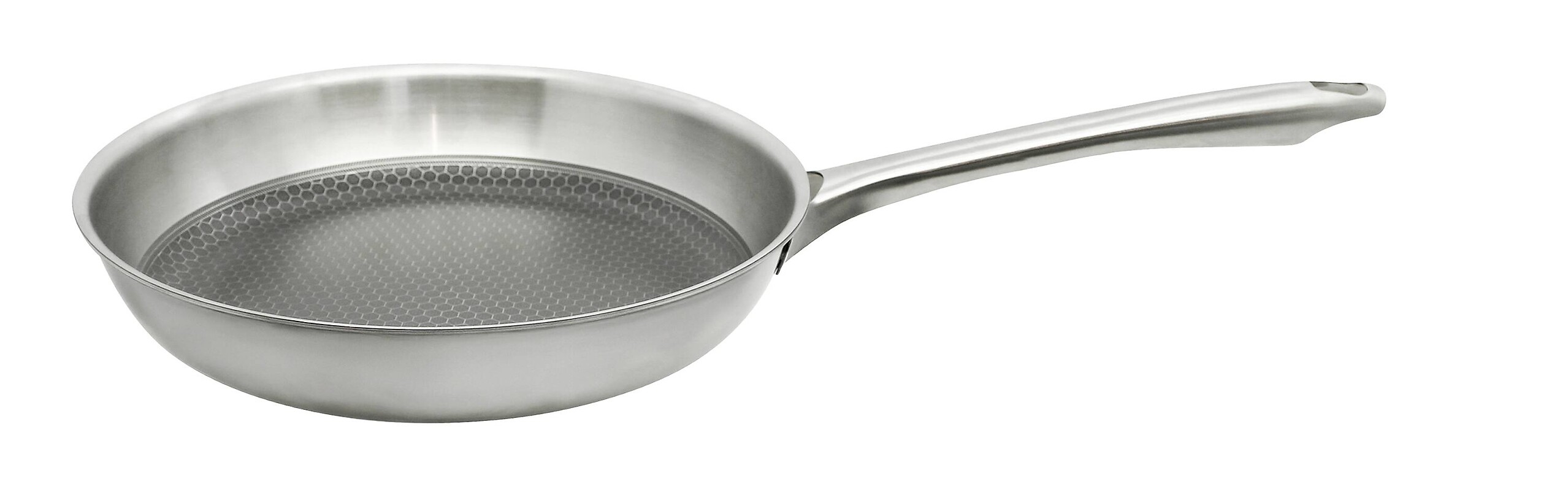 Pfanne silber Edelstahl D: ca. 28 cm