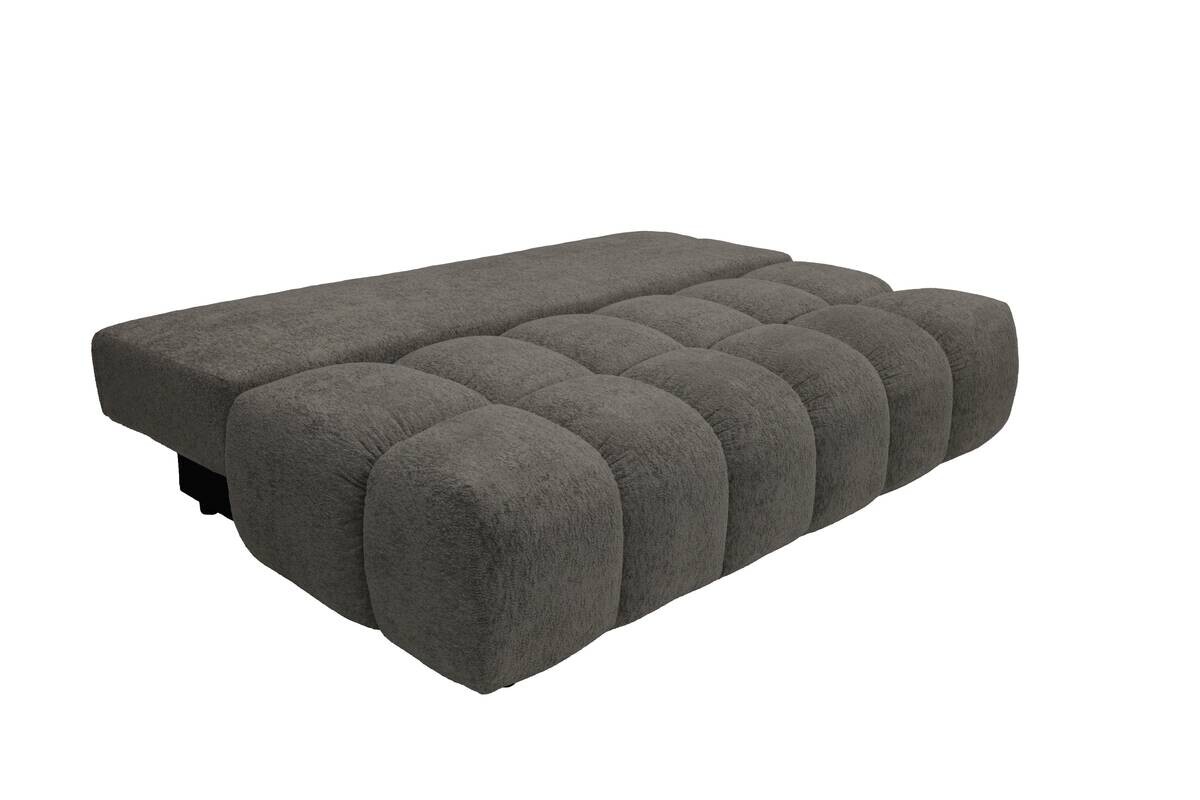 Schlafsofa dunkelgrau Polyester B/H/T: ca. 210x72x105 cm
