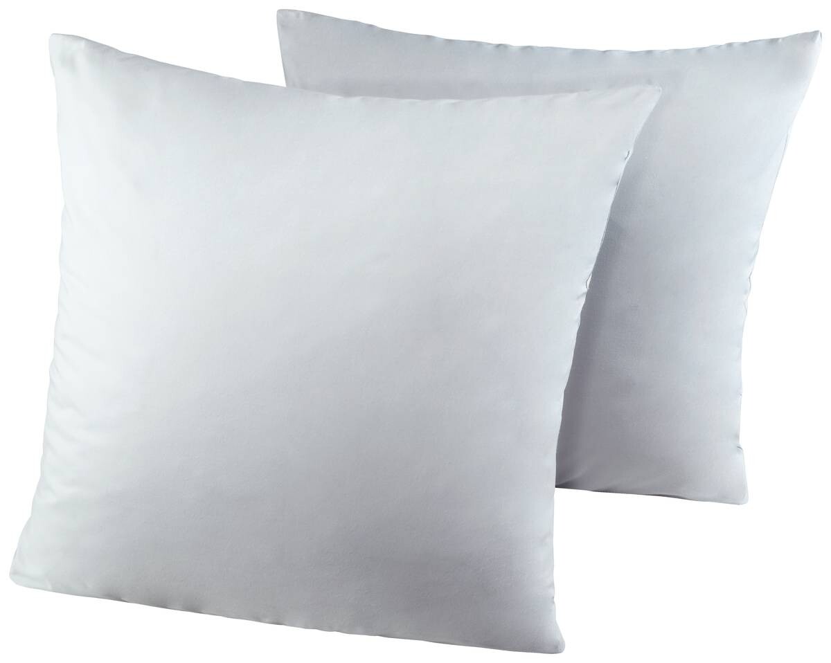 Kissenhülle Renforce silber 100% Baumwolle B/L: ca. 80x80 cm | silber | 80,00/80,00 cm